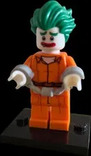 LEGO Joker Minifigure PRISON JUMPSUIT ARKHAM 70912 Batman Movie Super Hero B1B4