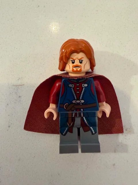 Lego Lord Of The Rings Boromir Minifigure (#lor014) - Used, good condition