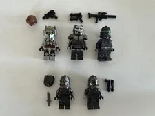 LEGO Star Wars Clone Bad Batch Minifigure Lot of 5 w/ Helmets & Blasters