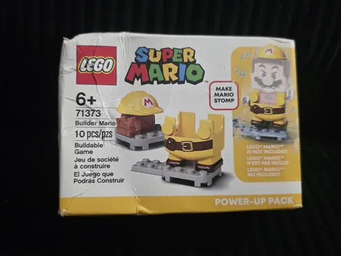 LEGO Super Mario: Builder Mario Power-Up Pack (71373) Box Damaged, Sealed.