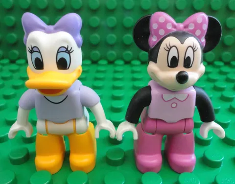 LEGO Duplo Disney Minnie Mouse & Daisy Duck 2 Figure Lot Set