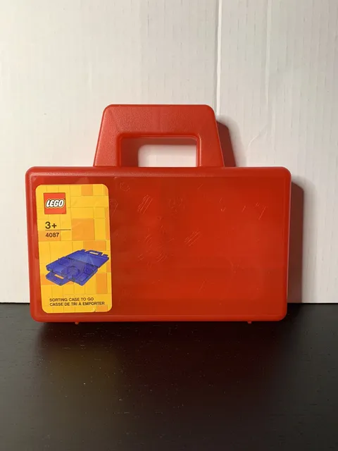 Brand New LEGO 4087 Red Organizing Dividers Sorting Case To Go