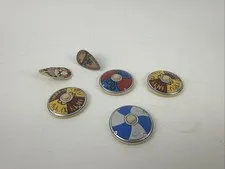 Lego Shields Lot - Castle Vikings, Shield Parts And Accessories