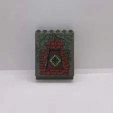 Lego Panel 4x6x6 Sloped with Amazon Brick/Stone Wall Patterns 30156pb01/pb02