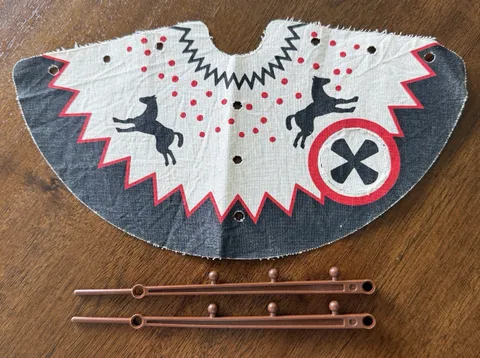 LEGO Western Teepee Cloth & Support Poles Lot Rapid River Village 6766 6718