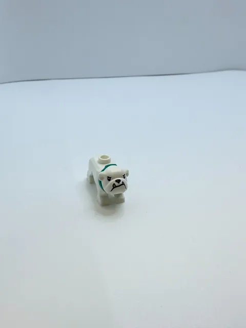 Lego Animal  Bulldog Dark Turquoise Collar 65388pb03