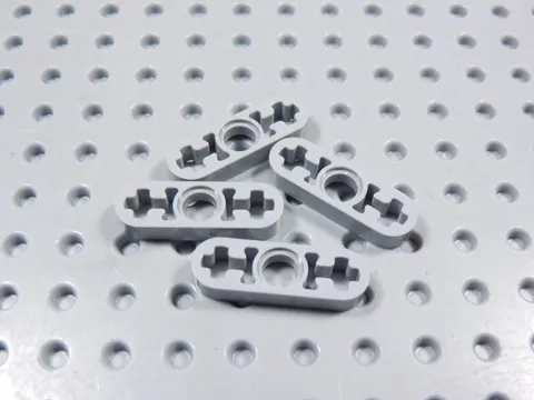 LEGO Lot of 4 Light Bluish Gray 1x3 Thin Technic Liftarms BC