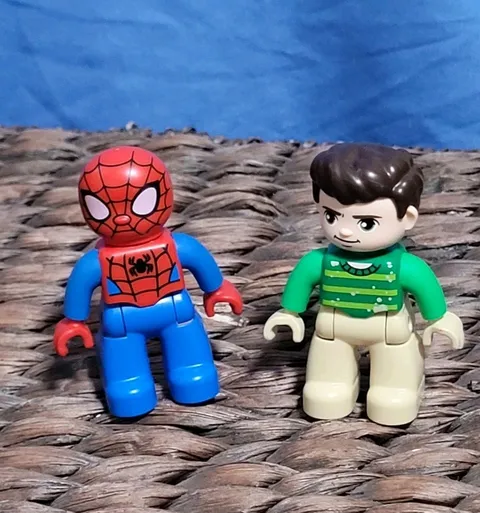 Lego Duplo Marvel Spiderman Sandman Figurines Comic Toys Kids