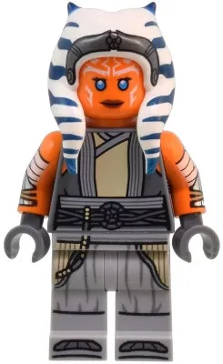 LEGO® Minifigure Star Wars sw1354 Ahsoka Tano (Adult) - Printed Arms, Light Blui