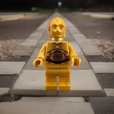 LEGO Star Wars C-3PO Minifigure Pearl Gold w/ Pearl Gold Hands sw0161a