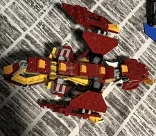 LEGO Red & Gold Dragon Building Set Large Winged Dragon Toy