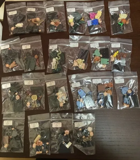 LEGO Minifigure Lot Set Bulk Sale 71022 Complete