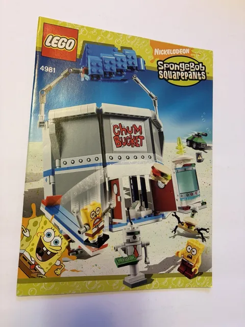 LEGO SpongeBob SquarePants 4981 Instructions Manual Only