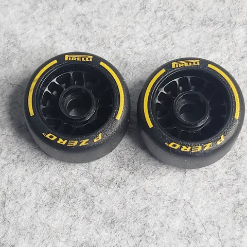 LEGO 105162pb02 Wheel 24 x 13.4 Black Hard Rubber Tire PIRELLI P ZERO Pattern