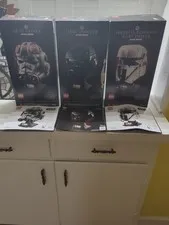 *BOXES AND MANUALS ONLY* Star Wars Helmets AT-AT Driver Dark Trooper AT-RT Drive