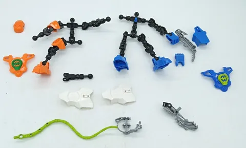 Lego Bionicle Random Parts Lot Weapons Armor Incomplete Figures