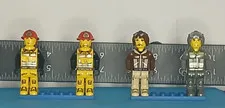 LEGO Jack Stone Fire & Rescue Figures Lot of 4 • 4+ Juniors • 2001 Vintage