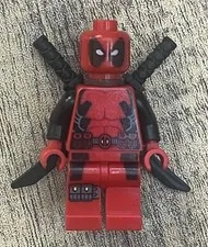 RARE Lego Deadpool Minifigure Marvel Wolverine's Chopper Showdown 6866 Sh0032 