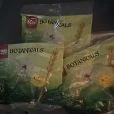 LOT of 3 LEGO 30701 Botanicals Field Flowers Set 77 Pcs Retired limited edition