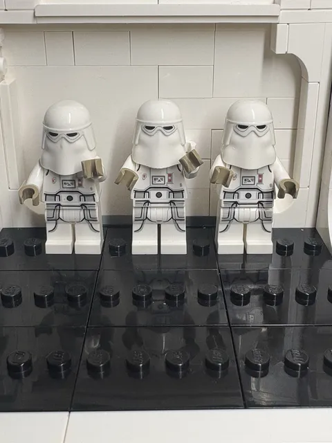Snowtrooper, Printed Legs, Dark Tan Hands Lego Lot Of 3