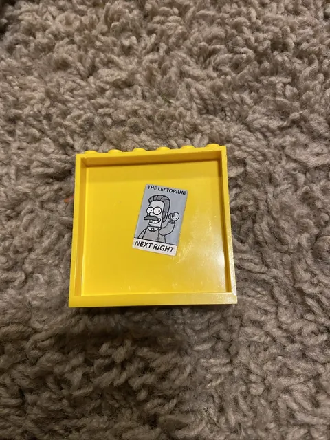Lego 71016 el barto replacement sticker brick The Kwick E Mart part piece   Next