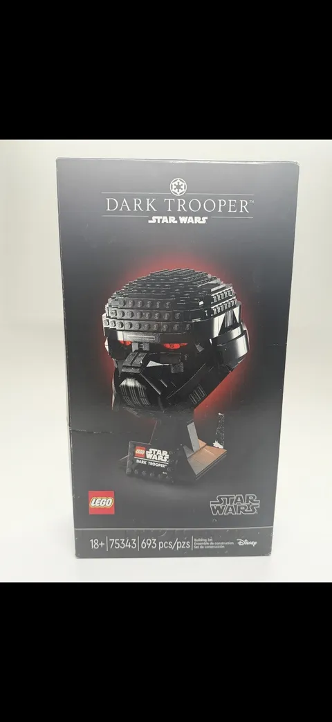 LEGO Star Wars 75343 Dark Trooper Helmet Helmet Collection Brand New READ
