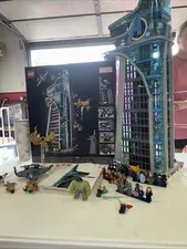 LEGO Avengers Tower (76269) w/all Minifigs and Vehicles, 100% Complete, With Box