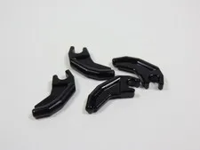 LEGO Lot of 4 Black Robot Droid Arm Minifig Part 3171 S9