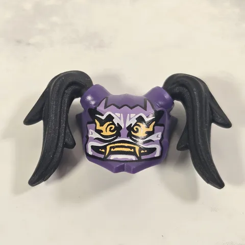 2018 LEGO Ninjago Oni Mask Of Hatred Ultra Violet Headgear (70640, 70641, 70643)