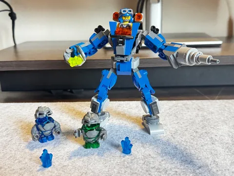 Lego Power Miners Mech Moc Rock Monsters