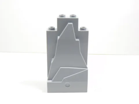 LEGO Light Bluish Gray 2x4x6 Rock Wall Panel I2