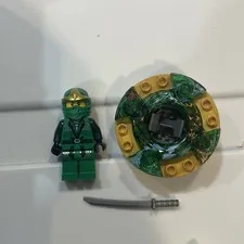 LEGO NINJAGO: Lloyd ZX Figure WITH SPINNER & Sword Masters Of Spinjitzu Green