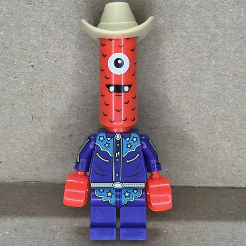 Citizen Brick Custom Minifigure - Rare Rodeo Enthusiast Purple Cowboy Muno Lego