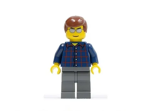 LEGO Town/City (cty0103) MALE Minifigure From Set [#7733 Truck & Forklift] 2008