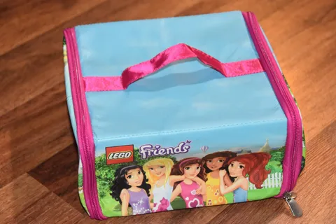Lego Friends Soft Carrying Case Zip Bin Excellent Condition * Free US Shipping *