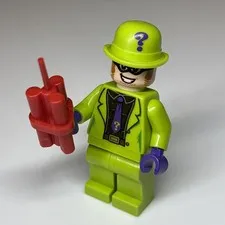 Lego Riddler Minifigure 76120 76137 212009 sh0593 Batman DC Super Heroes