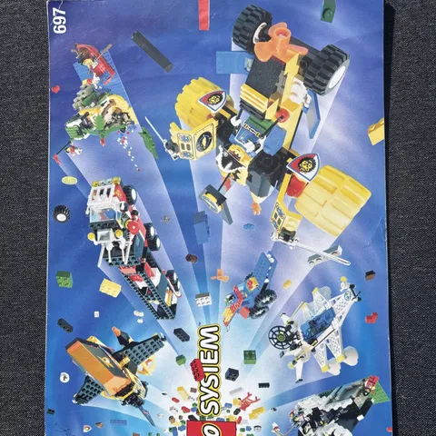 Lego Idea Book 697 1997 Instruction Manual Catalog Mostly Full sticker Sheet