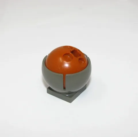 LEGO Dark Orange Cylinder Hemisphere 3 x 3 Ball Turret 4767 4478 #44359