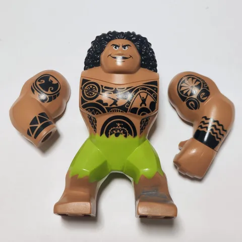 Authentic LEGO Disney Maui large Minifigure from set 41150 – Moana’s Ocean PARTS