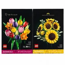 LEGO Botanicals Tulip Bouquet 11501 & Sunflower Bouquet 11502 New Sealed Lot