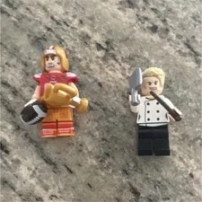 LEGO Minifigure Custom: 49ers Player + Chef Gordon Ramsay (together or separate)