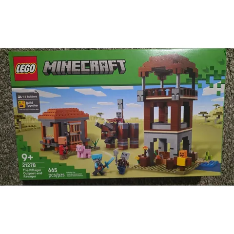 LEGO Minecraft The Pillager Outpost and Ravager 21278 Building Set 665 Pcs
