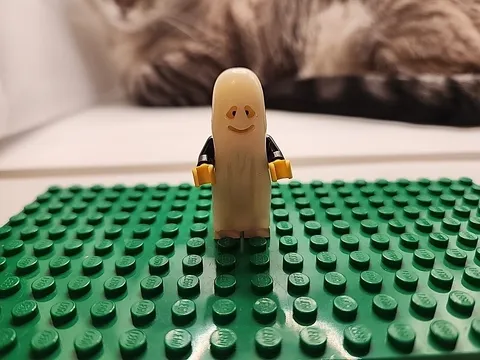 Lego Ghost Minifigure White Glow-in-the-Dark Costume