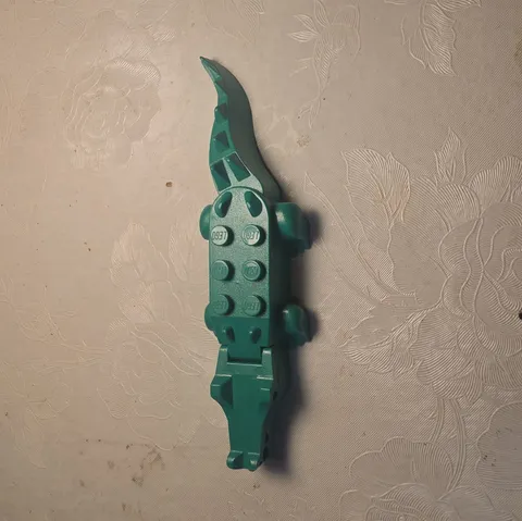 Lego 1990s Vintage Green Alligator / Crocodile 60267