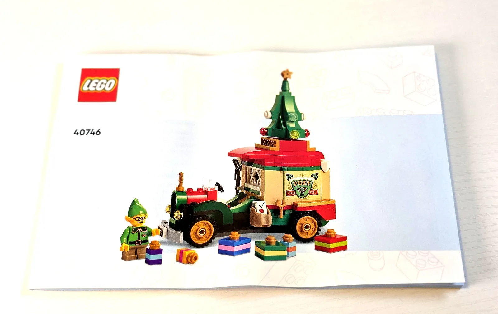 LEGO Seasonal 40746 Santa's Delivery Truck BOOK ONLY New!✨Ships Carefully & Flat