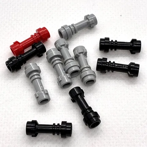 LEGO 64567 Black Red LB Gray Minifigure Weapon Lightsaber Hilt Straight Qty 11
