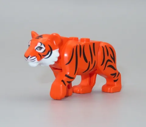 LEGO New Tiger Cat large land animal reddish orange jungle explorer 60426