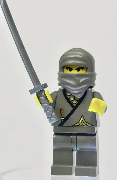 LEGO® Vintage 1998 "NINJA" Gray (cas049) Castle Ninja Knights  **Excellent**