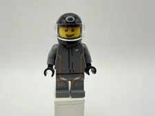 LEGO SPEED CHAMPIONS Part sc069 - McLaren Senna Race Car Driver w/ Helmet-MINT