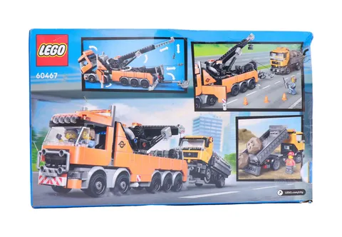 LEGO City Heavy-Duty Recovery Tow Truck Crane 60467